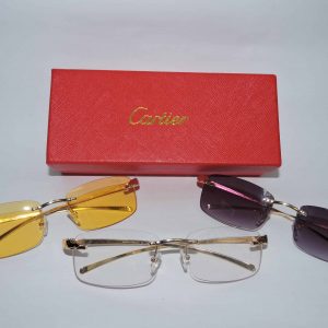Gafas Cartier 3 piezas Pantera